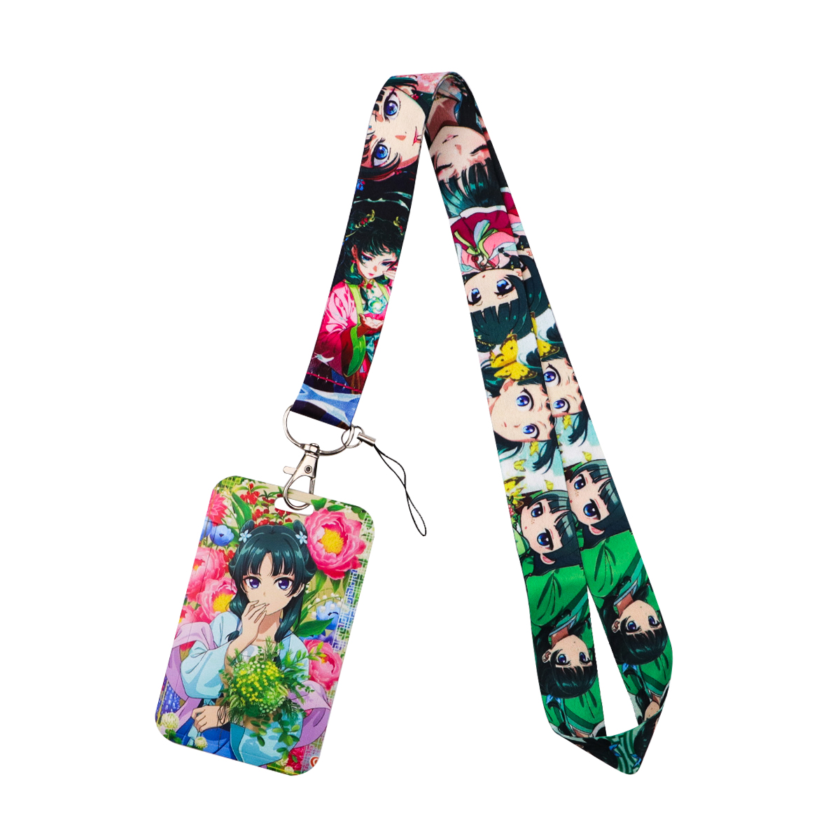 Cute Anime Girl Lanyard Neck S - Lanyard Badge Holder บทวิจารณ์และราคา