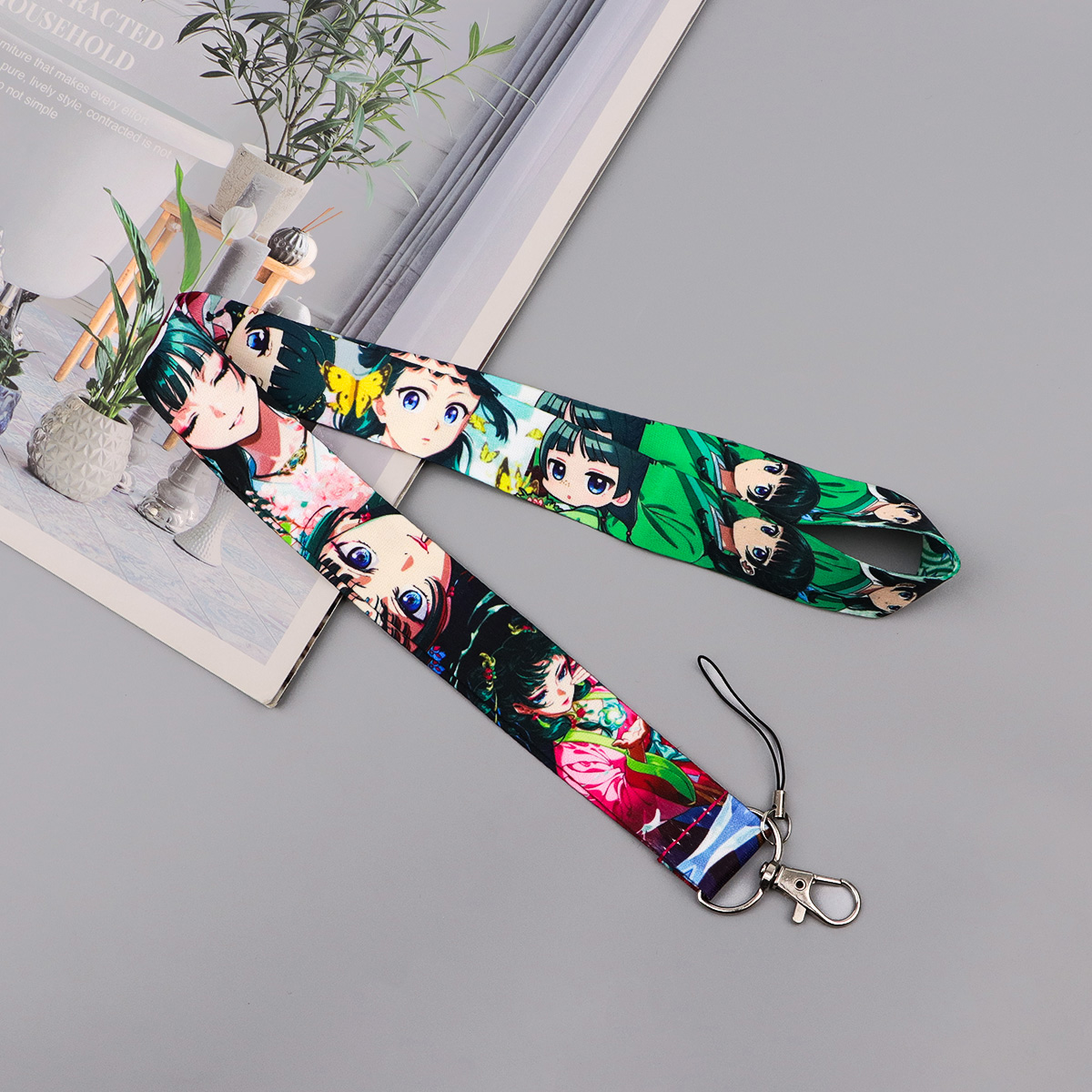 Cute Anime Girl Lanyard Neck S - Lanyard Badge Holder บทวิจารณ์และราคา