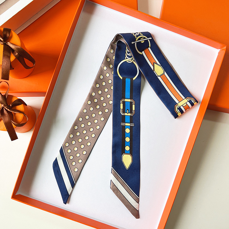 Women Scarf Skinny Silk Scarf  - Silk Neck Scarf บทวิจารณ์และราคา