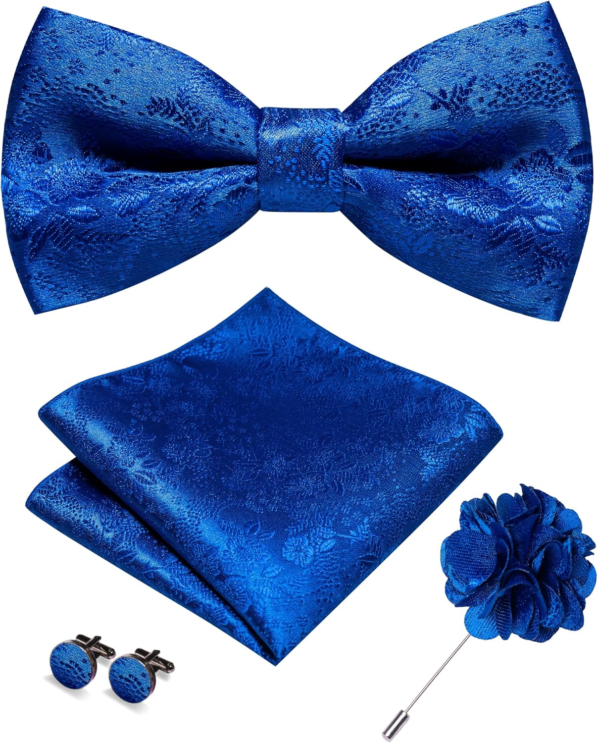 Floral Pre-tied Bow Tie Set wi - Bow Tie Pre Tied บทวิจารณ์และราคา