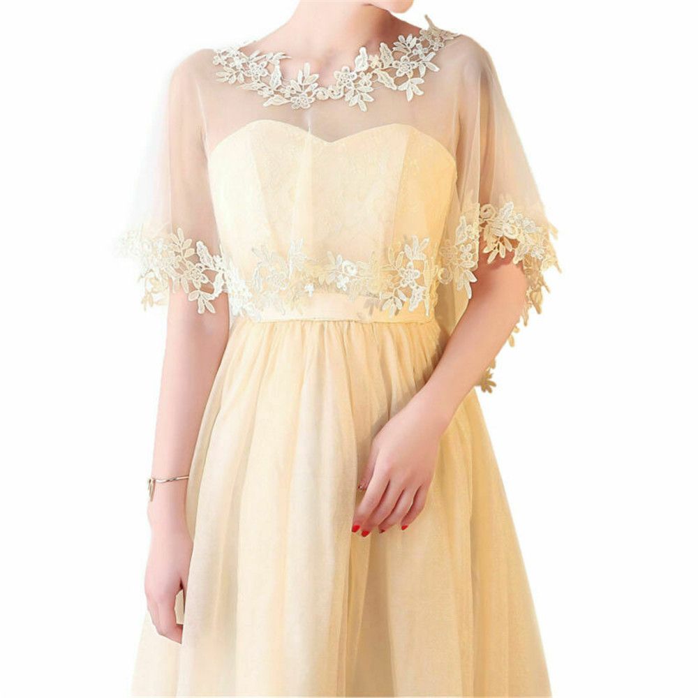 Fashion Elegant Lace Shawl Bri - Stole Wedding Shawl บทวิจารณ์และราคา