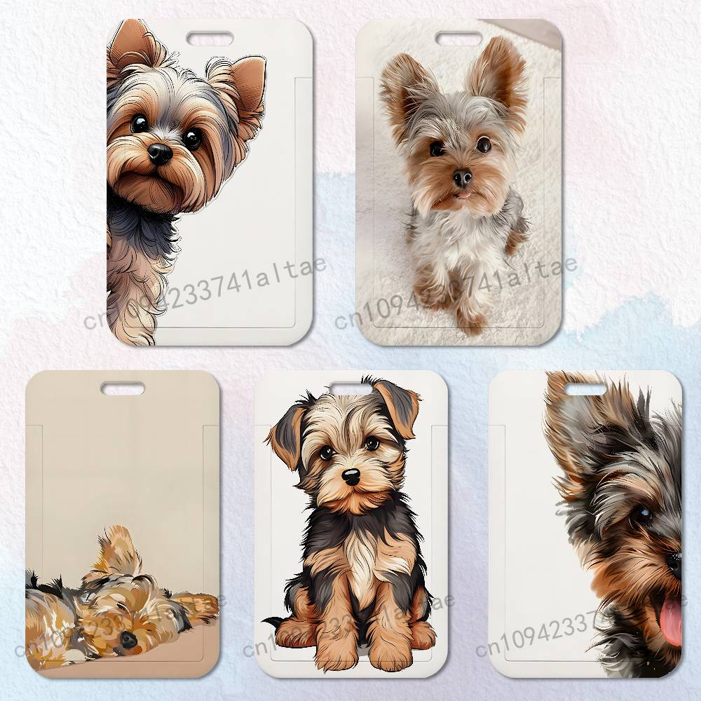 Yorkshire Terrier Dog Card Hol - Lanyard Badge Holder บทวิจารณ์และราคา