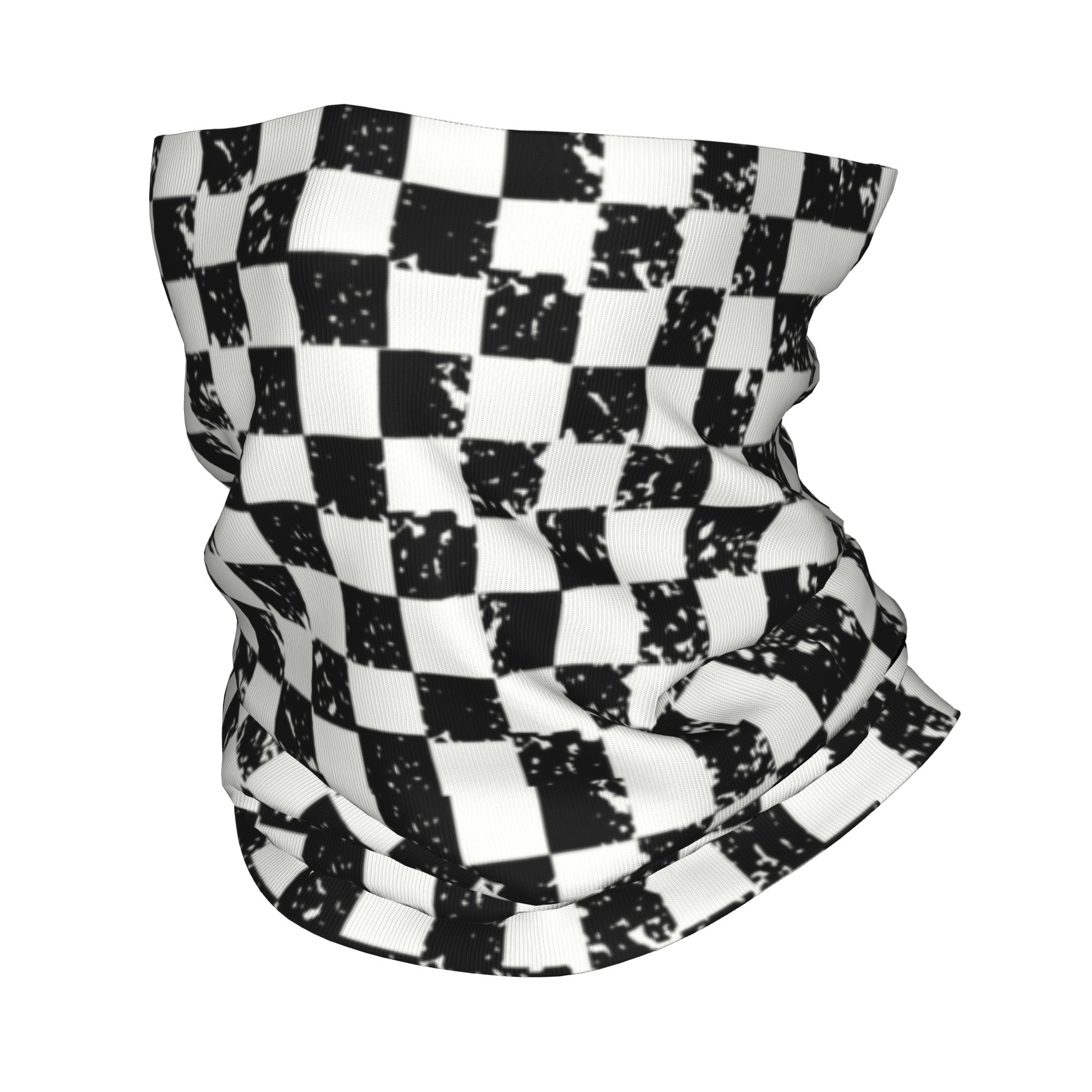 Custom Retro Checkered Flag Wi - Neck Warmer Tube บทวิจารณ์และราคา