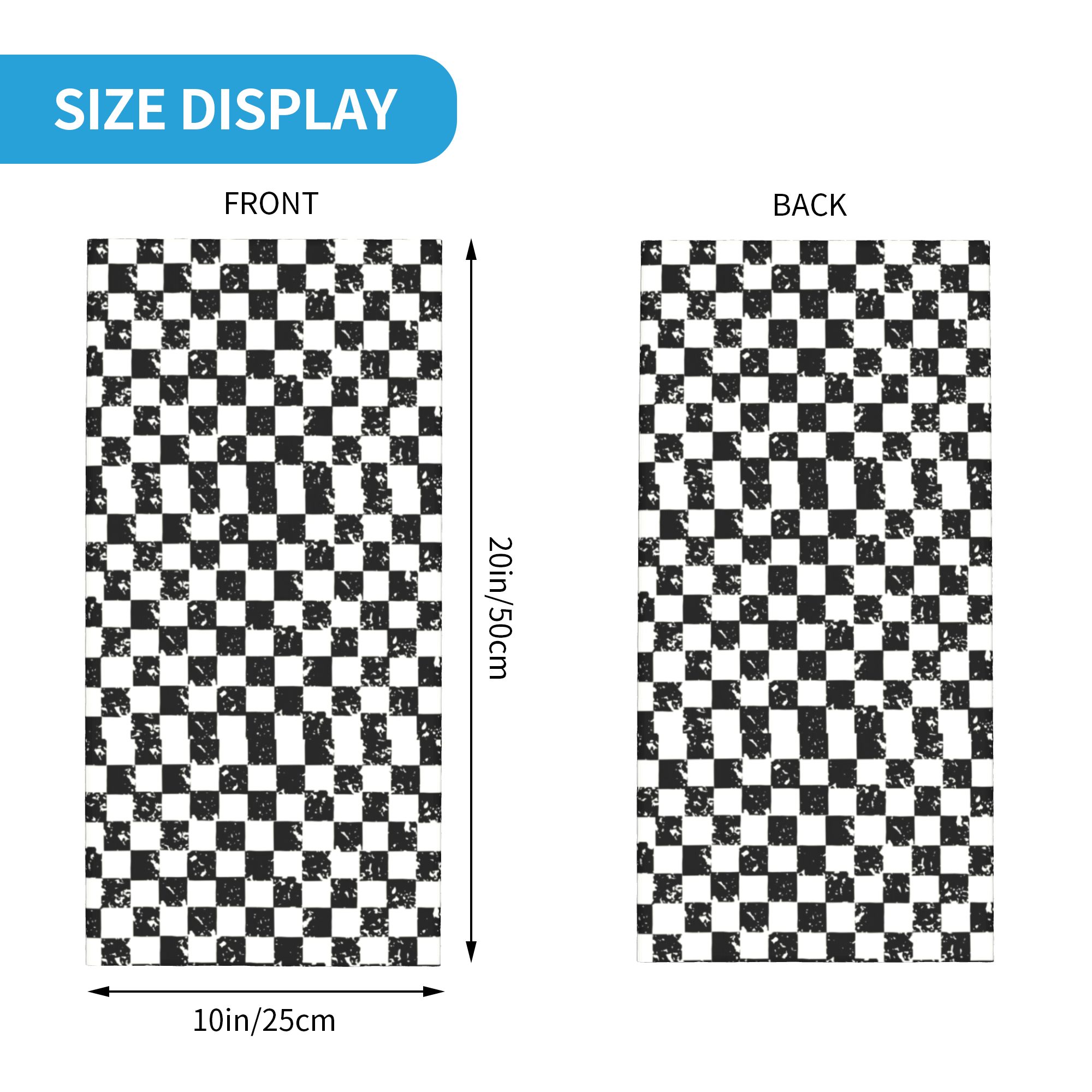 Custom Retro Checkered Flag Wi - Neck Warmer Tube บทวิจารณ์และราคา