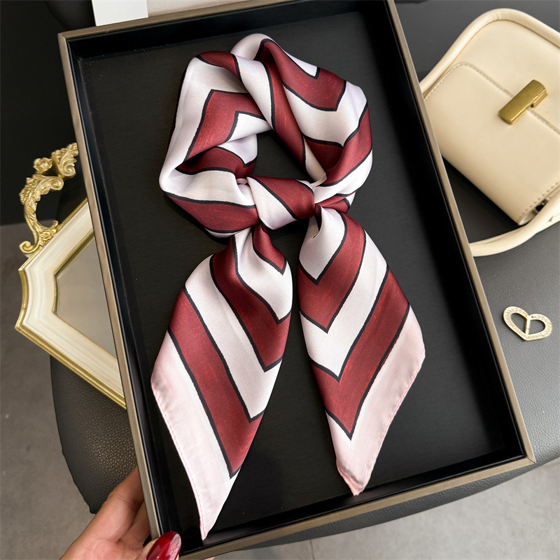 Satin Silk Geometric Stripe Pr - Silk Tie Striped บทวิจารณ์และราคา