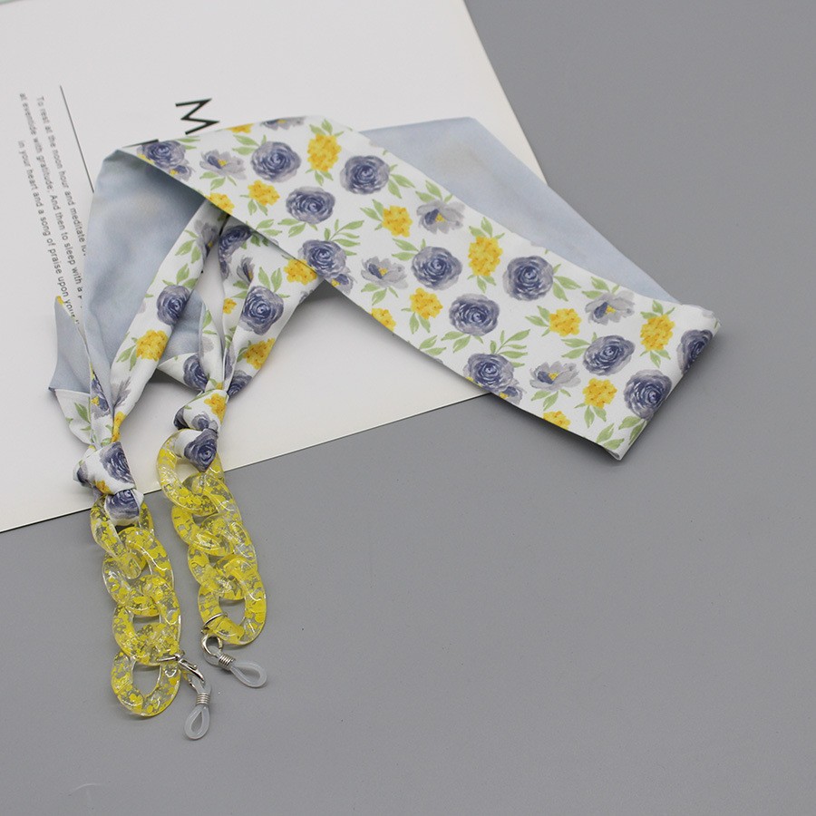 Bohemia Print Silk Scarf Glass - Silk Neck Scarf บทวิจารณ์และราคา