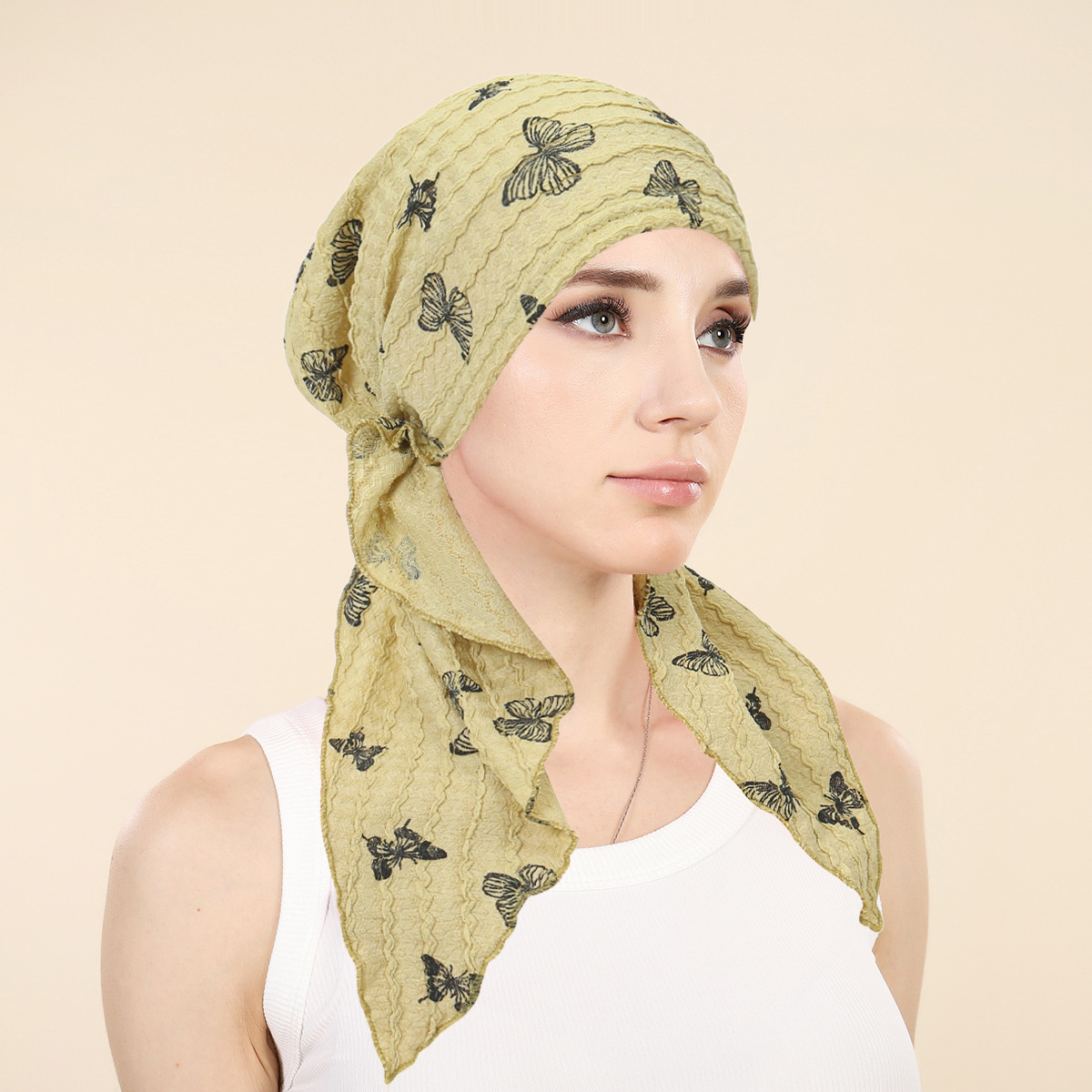 Women Muslim Hijab Caps Wrap H - Head Wrap Turban บทวิจารณ์และราคา