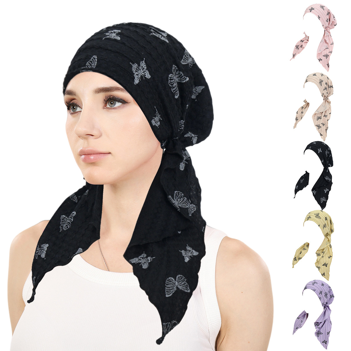 Women Muslim Hijab Caps Wrap H - Head Wrap Turban บทวิจารณ์และราคา