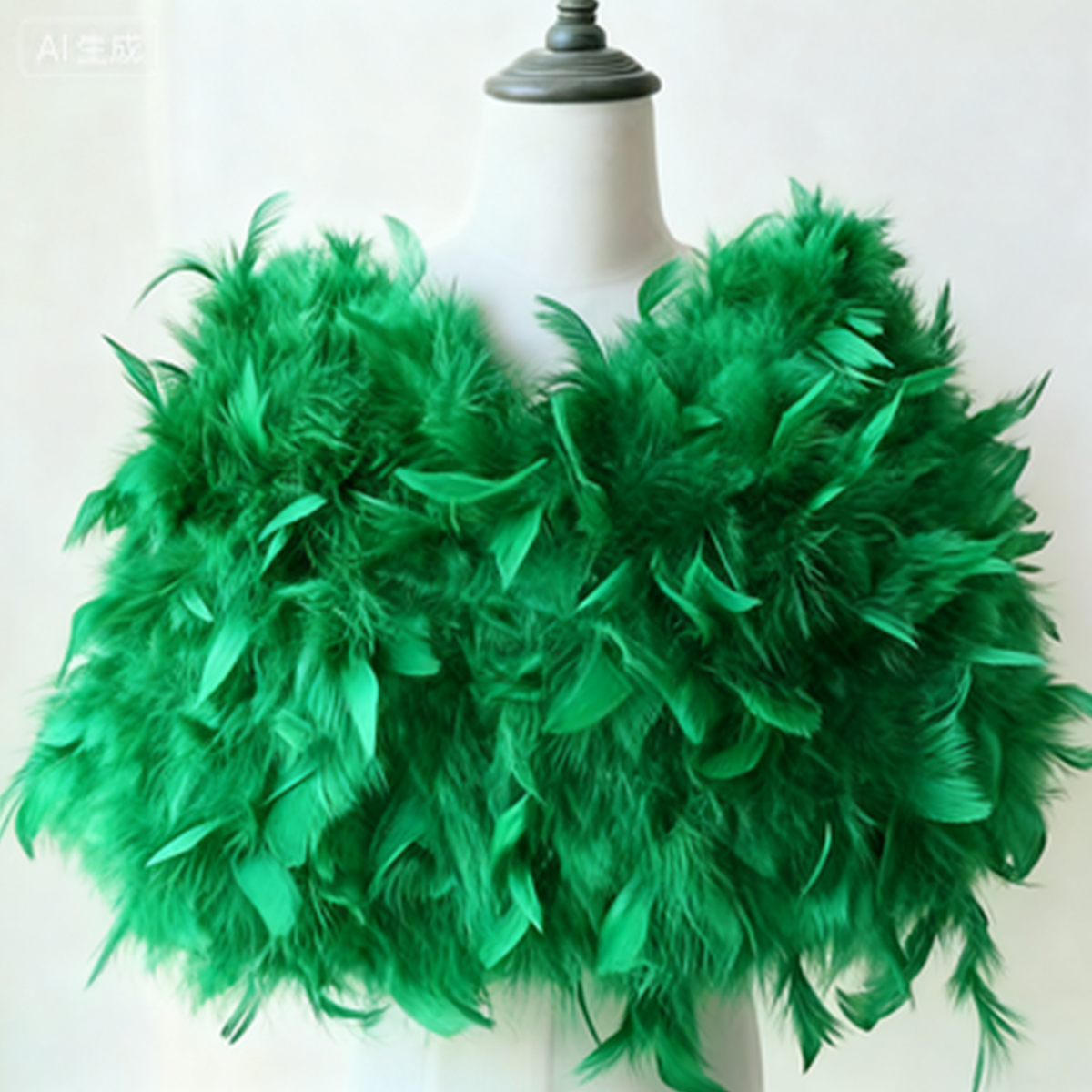 New Ostrich Feather Women's Ca - Stole Wedding Shawl บทวิจารณ์และราคา