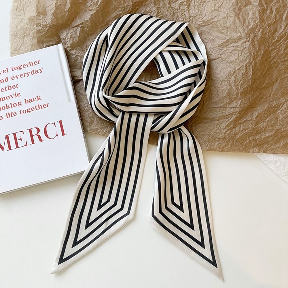Retro Tie Wraps Female Shawl R - Silk Tie Striped บทวิจารณ์และราคา