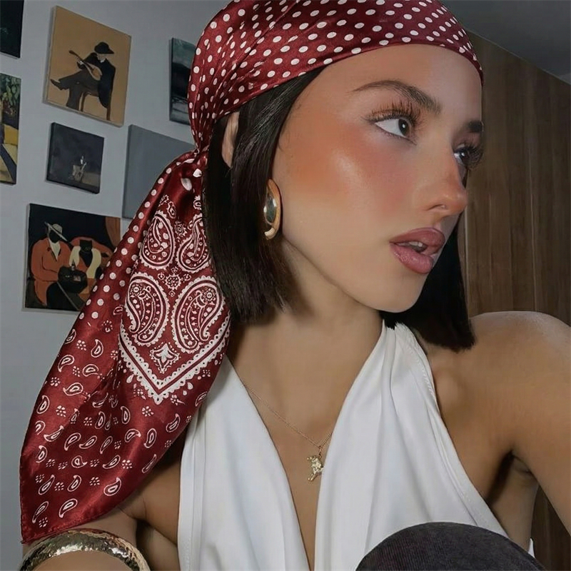 90cm Luxury Brand 2026 Dot Pri - Face Scarf Mask บทวิจารณ์และราคา