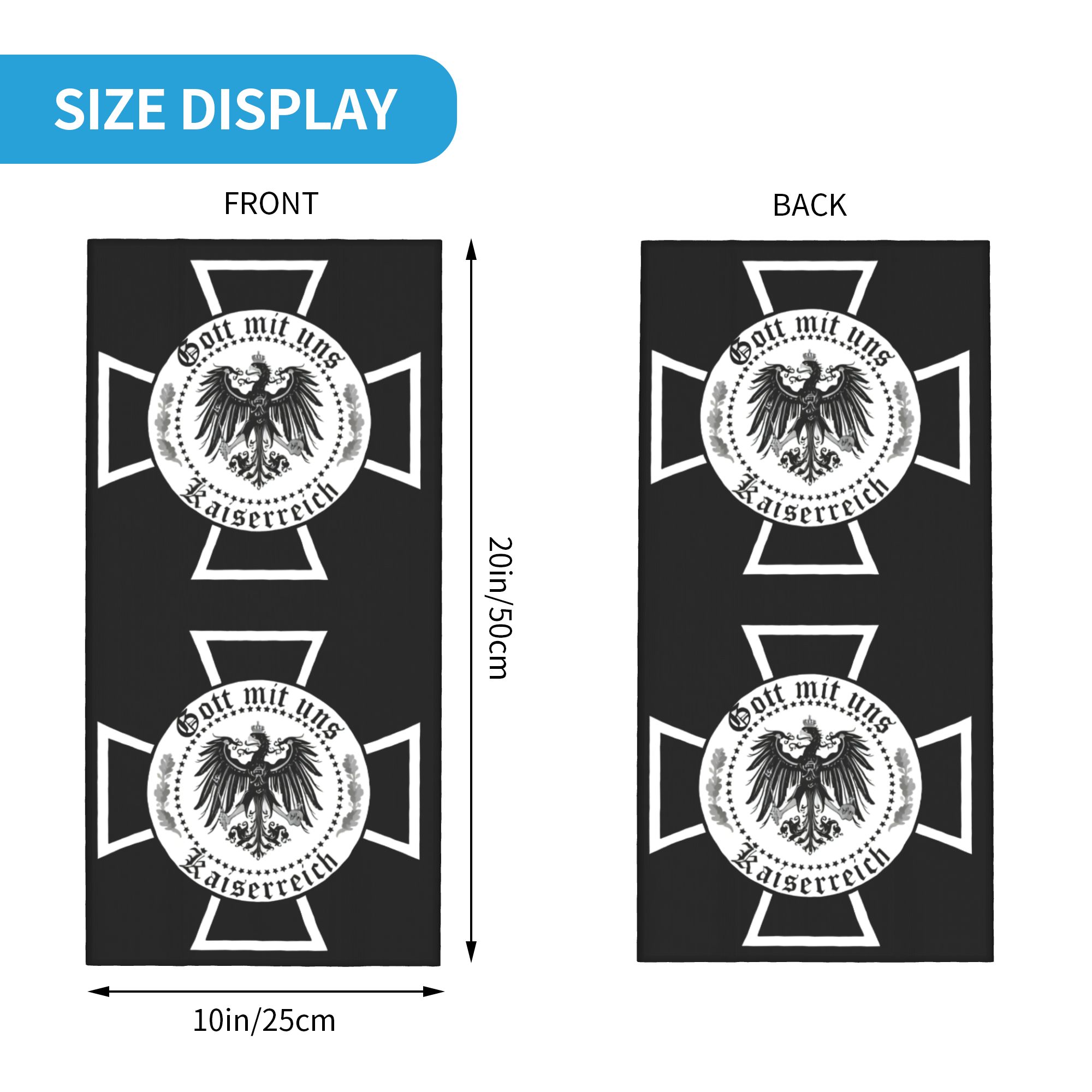 Custom German Empire Eagle Cro - Neck Warmer Tube บทวิจารณ์และราคา