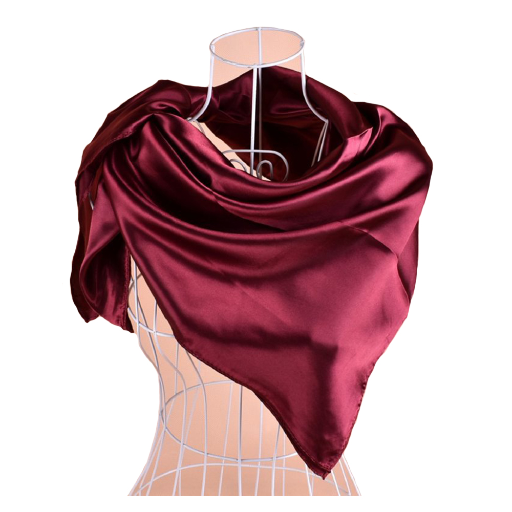 Women's Scarf Silk   Brand New - Bandana Cotton บทวิจารณ์และราคา
