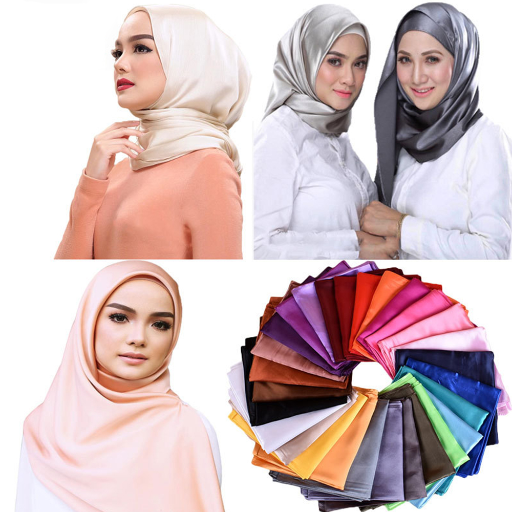 Women's Scarf Silk   Brand New - Bandana Cotton บทวิจารณ์และราคา
