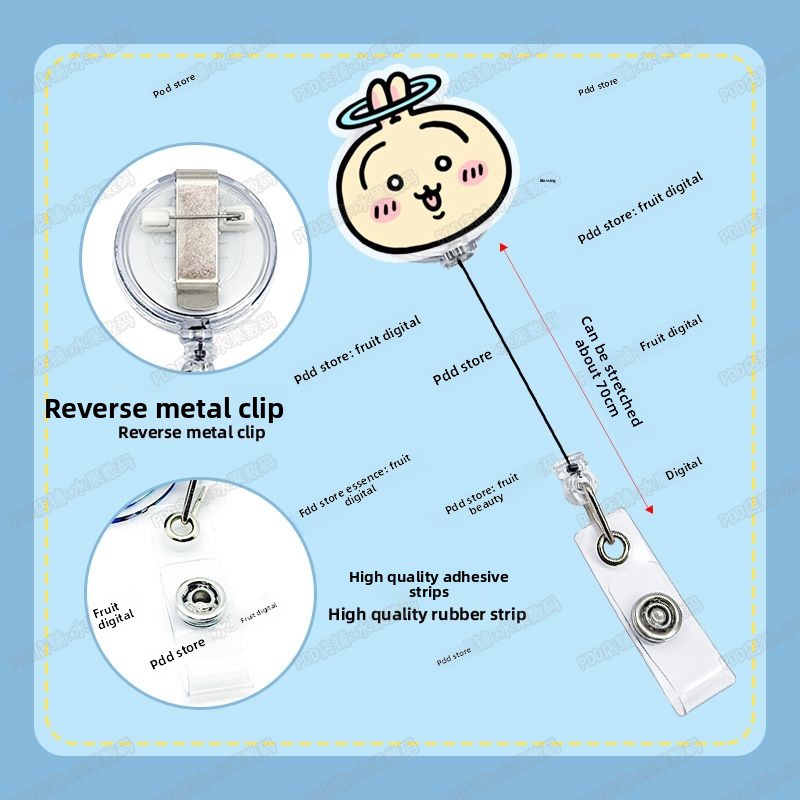 Jhikawas Retractable Badge Ree - Lanyard Badge Holder บทวิจารณ์และราคา