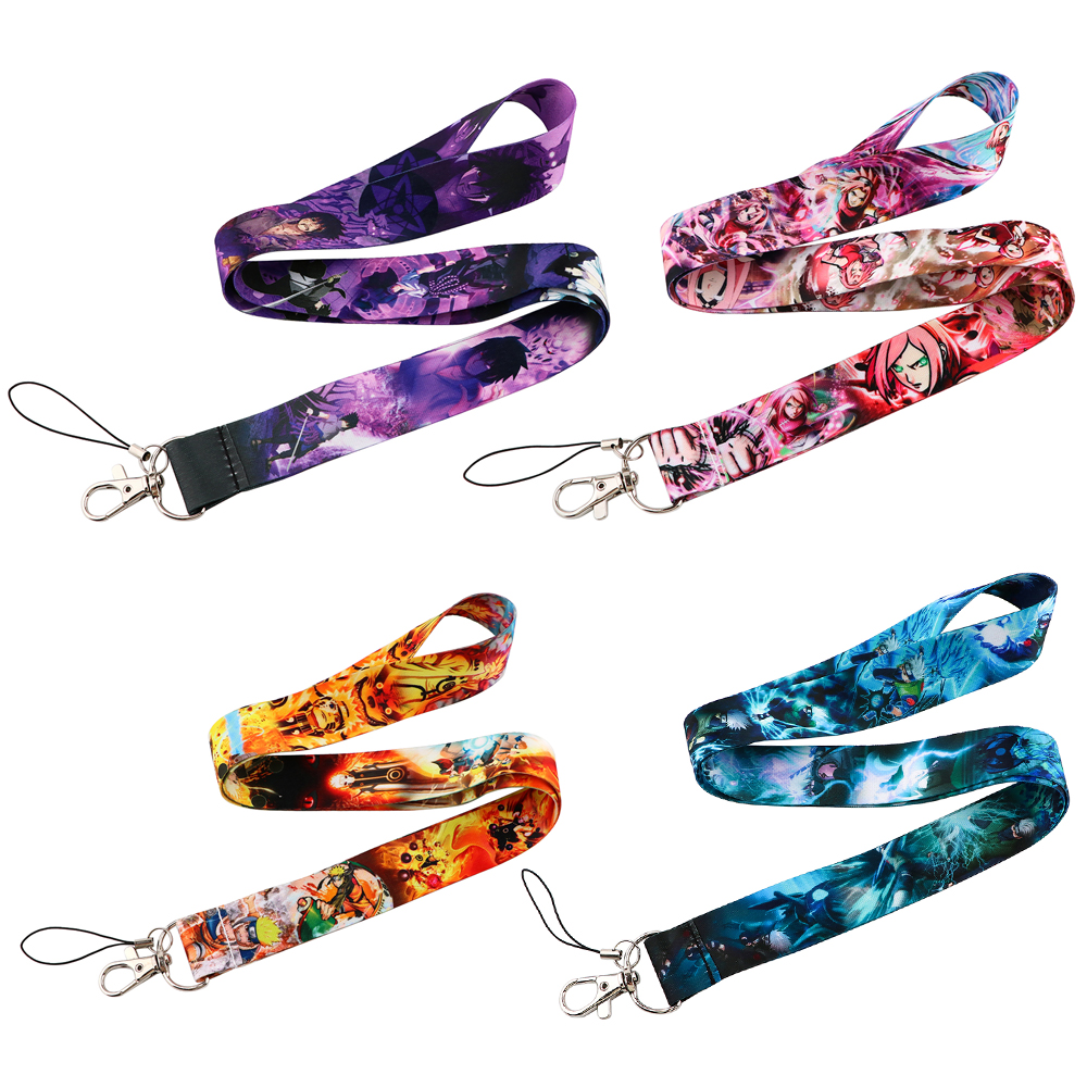 Japanese Anime Red Clouds Busi - Lanyard Badge Holder บทวิจารณ์และราคา