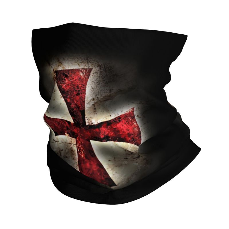 Custom Knights Templar Flag Ba - Neck Warmer Tube บทวิจารณ์และราคา