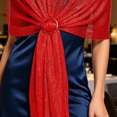 Bridesmaid Stole Women’s Spark - Stole Wedding Shawl บทวิจารณ์และราคา